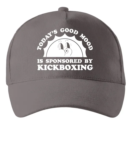 Кепка Kickboxing good mood Серый фото