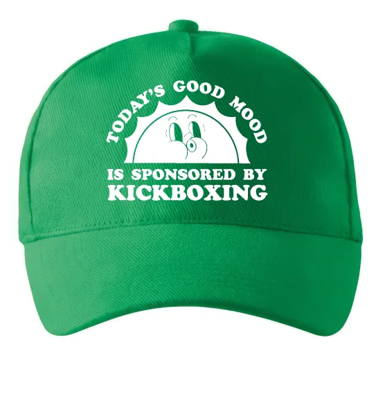 Кепка Kickboxing good mood Зеленый фото
