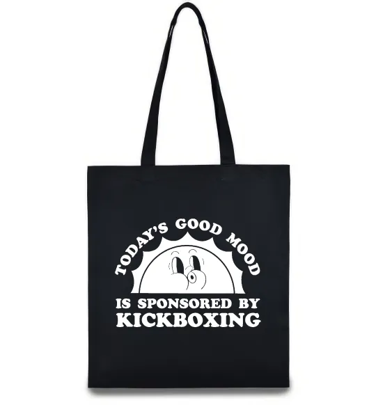 Эко-сумка Kickboxing good mood Черный фото