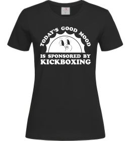 Женская футболка Kickboxing good mood