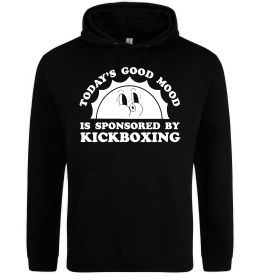 Женская толстовка (худи) Kickboxing good mood