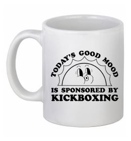 Чашка керамическая Kickboxing good mood