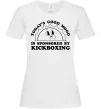 Женская футболка Kickboxing good mood Белый фото