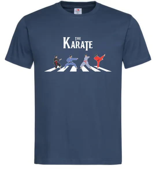 Мужская футболка The Karate Темно-синий фото