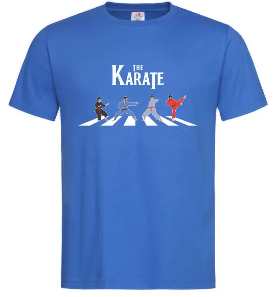 Мужская футболка The Karate Ярко-синий фото