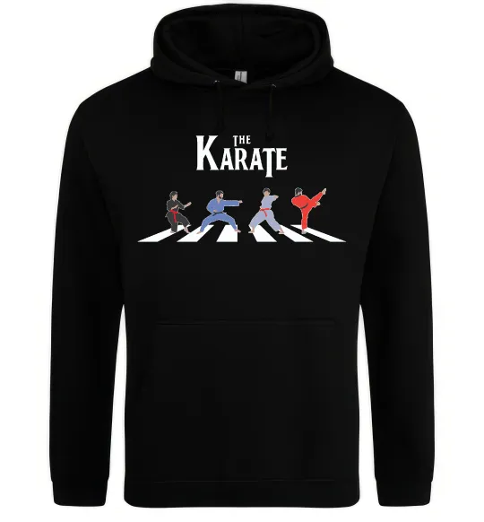 Женская толстовка (худи) The Karate Черный фото