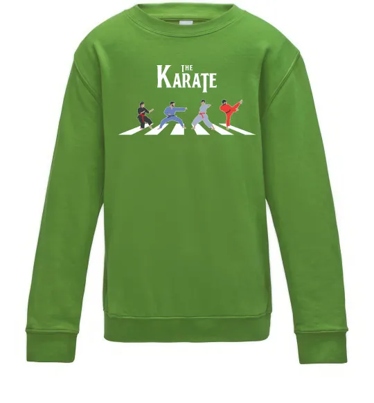 Детский Свитшот The Karate Лаймовый фото