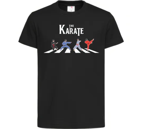 Детская футболка The Karate Черный фото