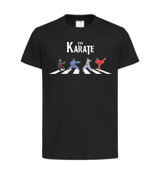 Дитяча футболка The Karate Чорний фото
