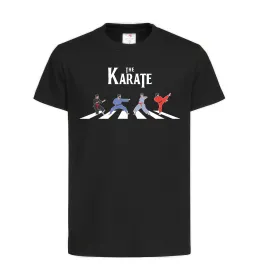 Детская футболка The Karate Черный фото