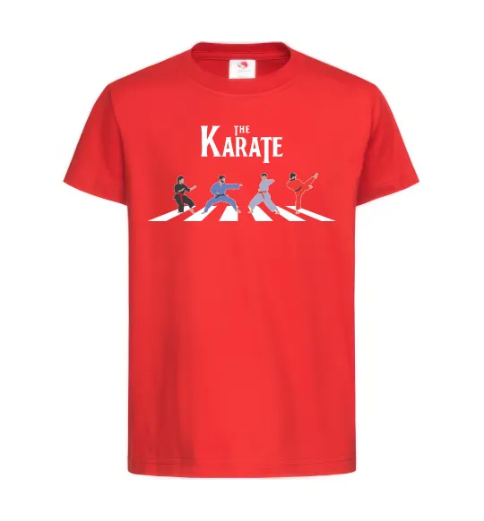 Дитяча футболка The Karate Червоний фото