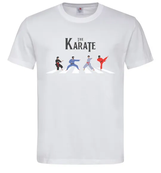 Мужская футболка The Karate Белый фото