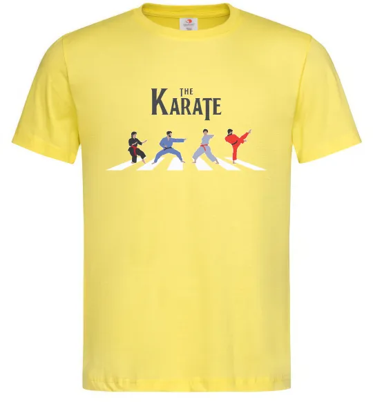 Мужская футболка The Karate Лимонный фото