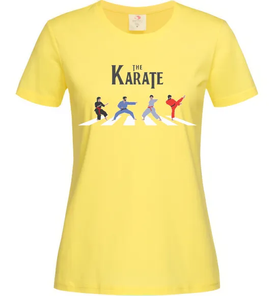 Женская футболка The Karate Лимонный фото
