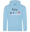 Женская толстовка (худи) The Karate Голубой фото