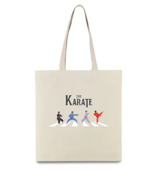 Эко-сумка The Karate Бежевый фото