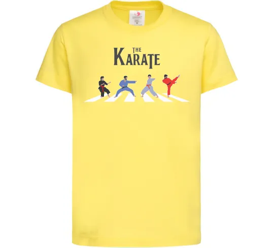 Детская футболка The Karate Лимонный фото