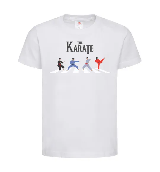Дитяча футболка The Karate Білий фото