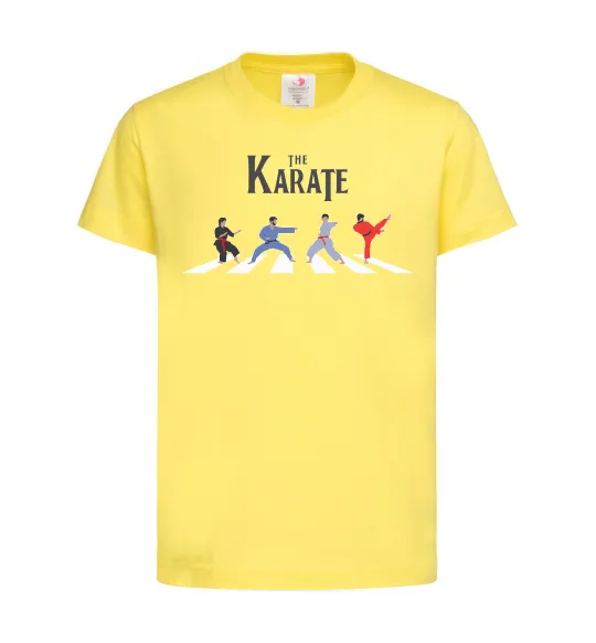 Дитяча футболка The Karate Лимонний фото
