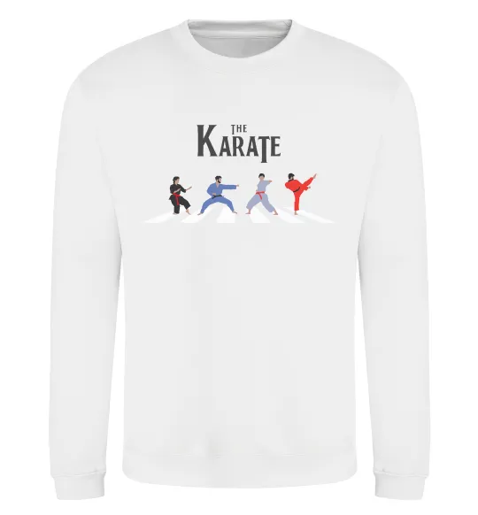 Світшот The Karate Білий фото