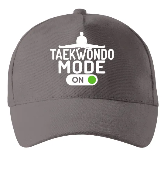 Кепка Taekwondo mode on Серый фото