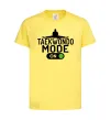 Детская футболка Taekwondo mode on Лимонный фото
