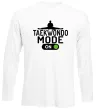 Лонгслив Taekwondo mode on Белый фото