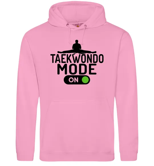 Женская толстовка (худи) Taekwondo mode on Розовый фото
