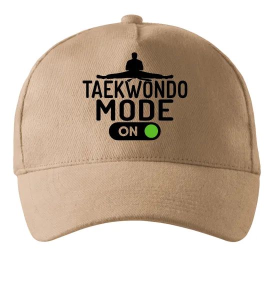Кепка Taekwondo mode on Песочный фото