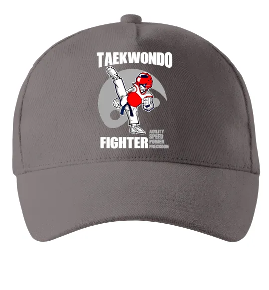 Кепка Taekwondo fighter Серый фото