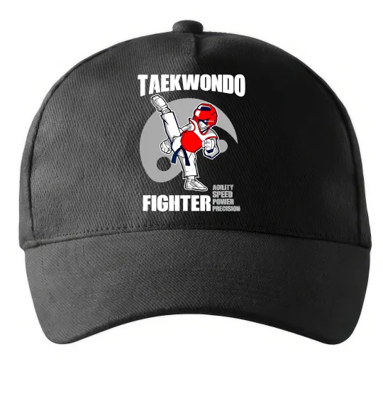 Кепка Taekwondo fighter Черный фото