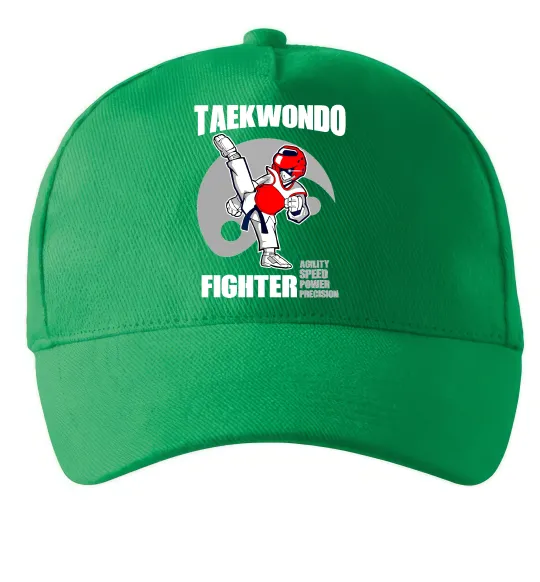 Кепка Taekwondo fighter Зеленый фото