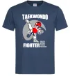 Мужская футболка Taekwondo fighter Темно-синий фото