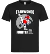 Мужская футболка Taekwondo fighter Черный фото