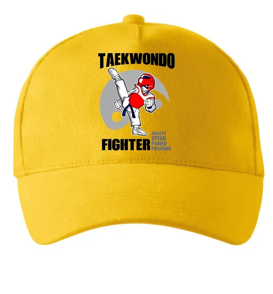 Кепка Taekwondo fighter Солнечно желтый фото