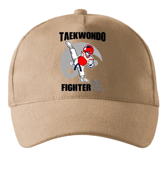 Кепка Taekwondo fighter Песочный фото