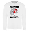 Свитшот Taekwondo fighter Белый фото