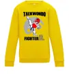 Детский Свитшот Taekwondo fighter Солнечно желтый фото