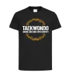Детская футболка Taekwondo respect Черный фото