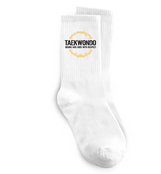 Носки Taekwondo respect Белый фото