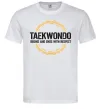 Мужская футболка Taekwondo respect Белый фото