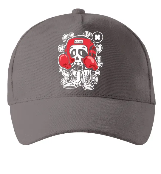 Кепка Boxer art skull Серый фото