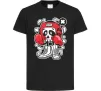 Детская футболка Boxer art skull Черный фото
