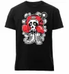 Мужская премиум футболка Boxer art skull Черный фото