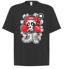 Футболка Оверсайз Boxer art skull