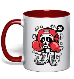 Чашка с цветной ручкой