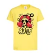 Дитяча футболка Boxer art skull Лимонний фото