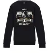 Детский Свитшот Muay Thai therapy Черный фото