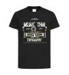 Детская футболка Muay Thai therapy Черный фото