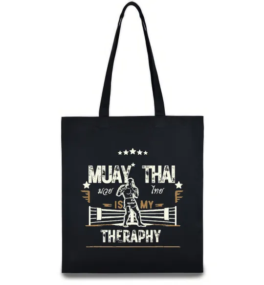 Эко-сумка Muay Thai therapy Черный фото